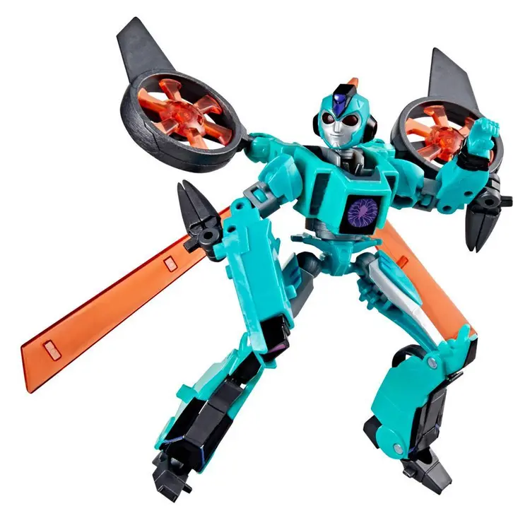 Transformers EarthSpark Deluxe Class Chaos Terran Spitfire 5-Inch Robot Action Figure, Converts in 12 Steps, Toys for Boys for Girls 6 and Up