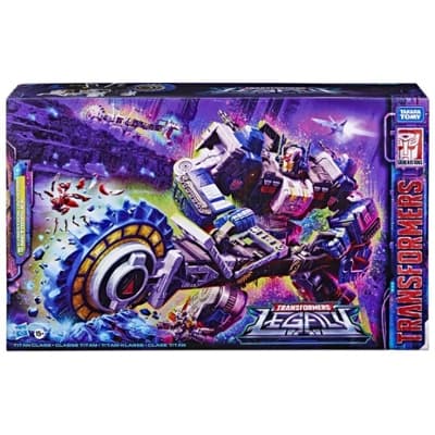 Transformers Toys Generations Legacy Series Titan Cybertron Universe Metroplex Action Figure - Ages 15 and Up, 22-inch