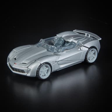 Transformers Estudio Series 29 - Figura de acción de Sideswipe clase de lujo de Transformers: El lado oscuro de la luna