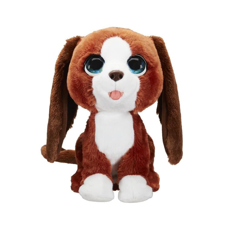 furReal Howie aullador - Mascota de peluche interactiva, más de 25 combinaciones de sonidos y movimientos, para niños de 4 años en adelante