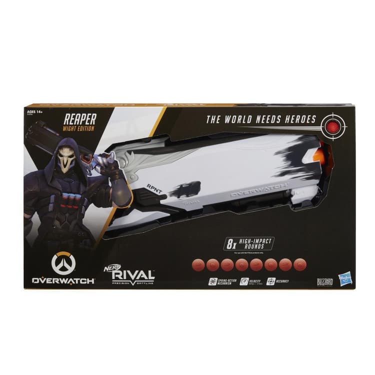 Overwatch Reaper (Wight Edition) and 8 Overwatch Nerf Rival Rounds