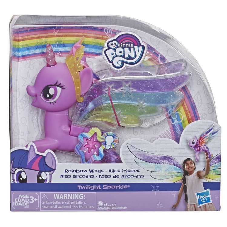 My Little Pony Rainbow Wings Twilight Sparkle -- Pony Figure with Lights and Moving Wings