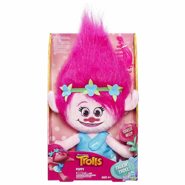 DreamWorks Trolls Poppy Talkin' Troll Plush Doll
