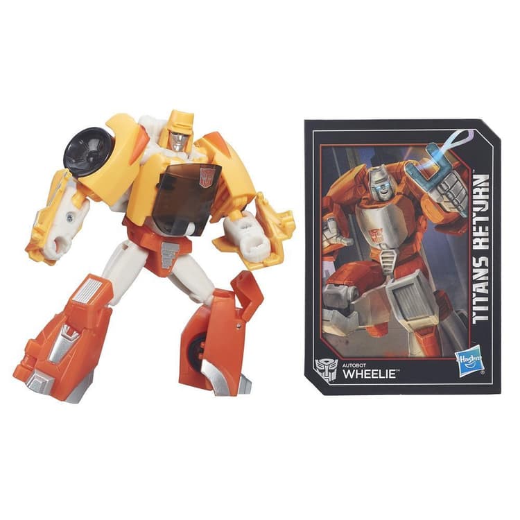 Transformers Generations Titans Return - Autobot Wheelie clase leyendas