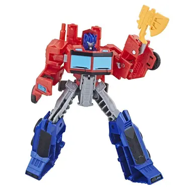 Transformers Cyberverse - Optimus Prime clase guerrero