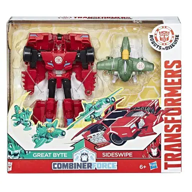 Transformers RID Combiner Force Activator Combiners Sideswipe and Great Byte