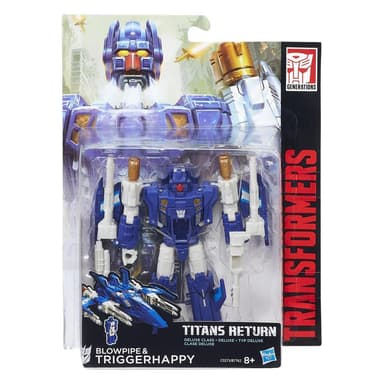 Transformers Generations Titans Return Triggerhappy and Blowpipe