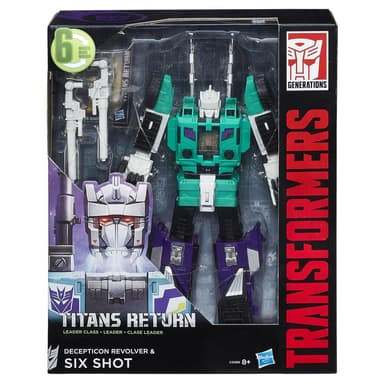 Transformers Generations Titans Return Six Shot and Decepticon Revolver