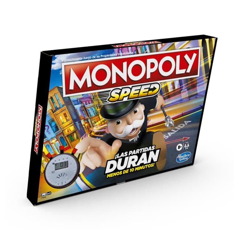 Juego de mesa Monopoly Speed para niños mayores de 8 años