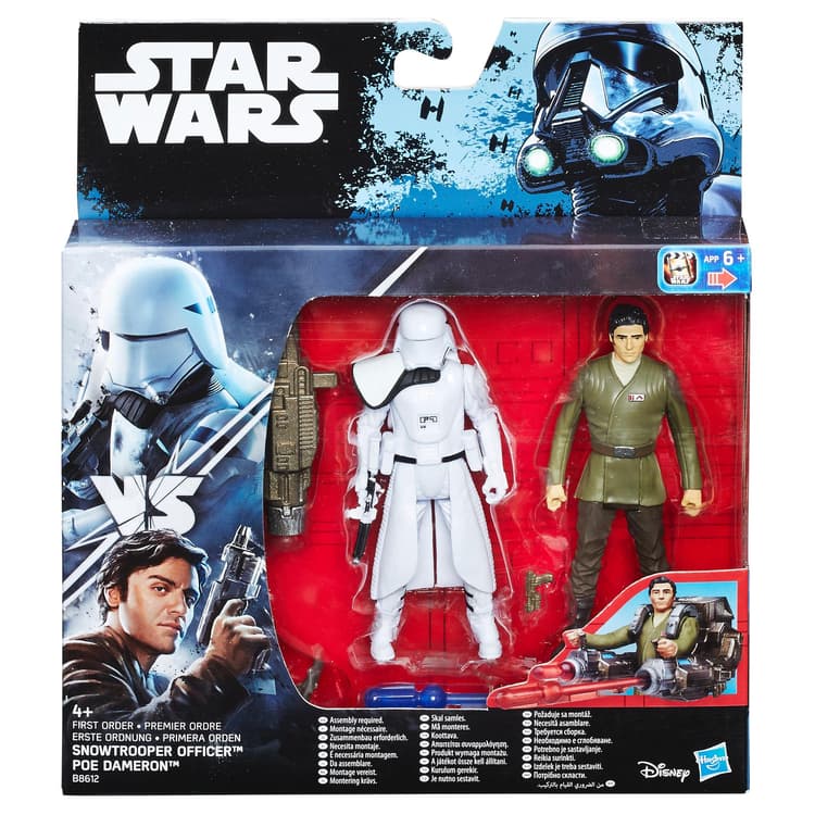 Star Wars The Force Awakens Poe Dameron & First Order Snowtrooper Deluxe Pack