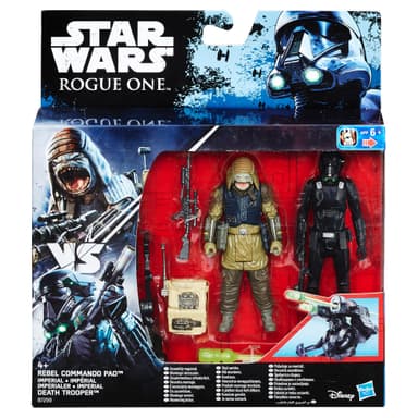 Star Wars Rogue One Imperial Death Trooper & Rebel Commando Pao Deluxe