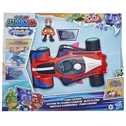 PJ Masks Animal Power Flash Cruiser Preschool Toy, Converting Car with Lights and Sounds, Vehicle Toy for Ages 3 and Up
