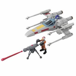 Caza estelar X-wing de Luke Skywalker de Star Wars Mission Fleet Stellar Class