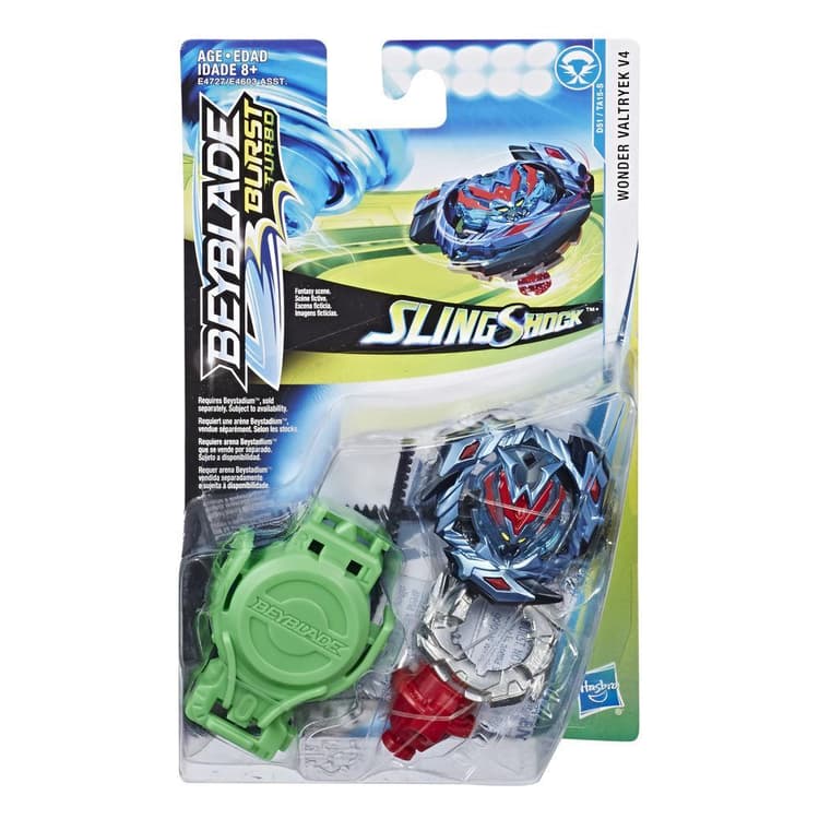 Beyblade Burst Turbo Slingshock Starter Pack Wonder Valyryek V4 Top and Launcher