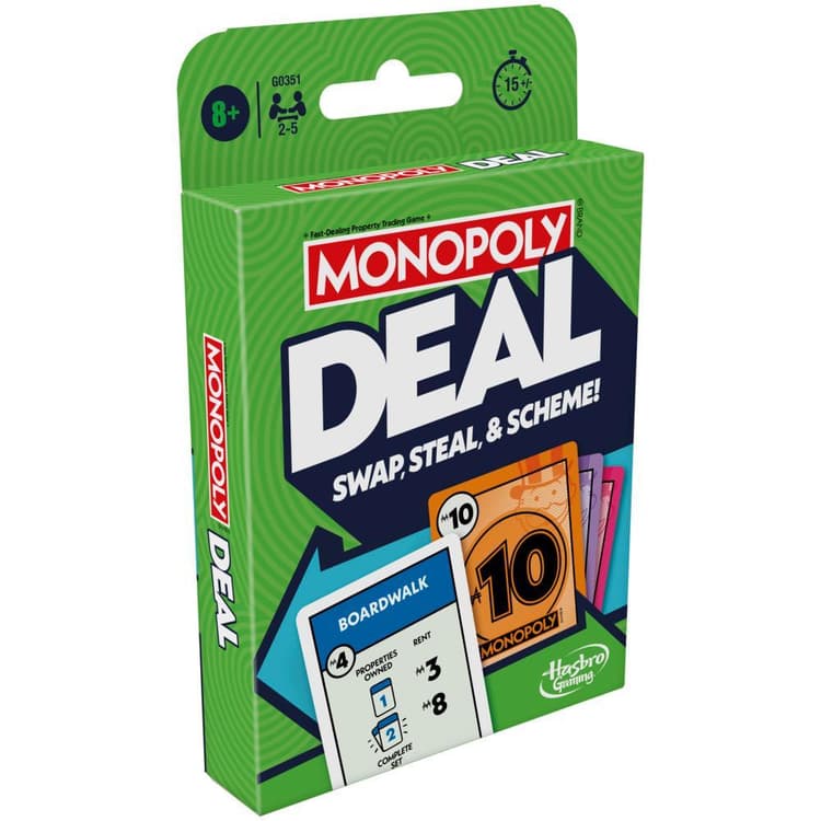 Juego de cartas Monopoly Deal
