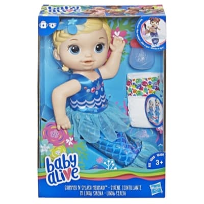 Baby Alive Shimmer ‘n Splash Mermaid (Bld Hair)