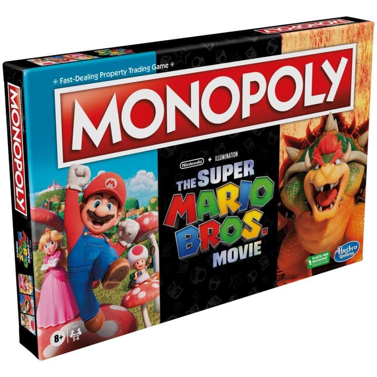 Juego de mesa Monopoly basado en la película The Super Mario Bros.