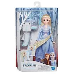 Disney Frozen Sister Styles Elsa Fashion Doll With Extra-Long Blonde Hair, Braiding Tool and Hair Clips - Toy For Kids Ages 5 and Up