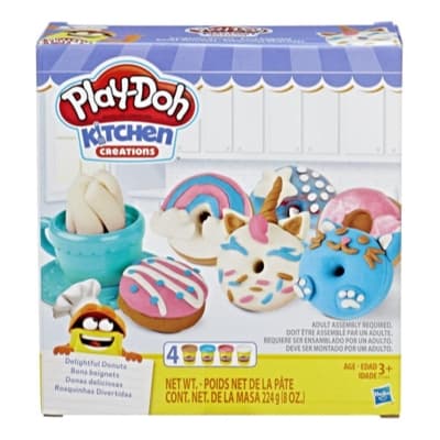Play-Doh Kitchen Creations - Donas deliciosas - Juego de 4 colores