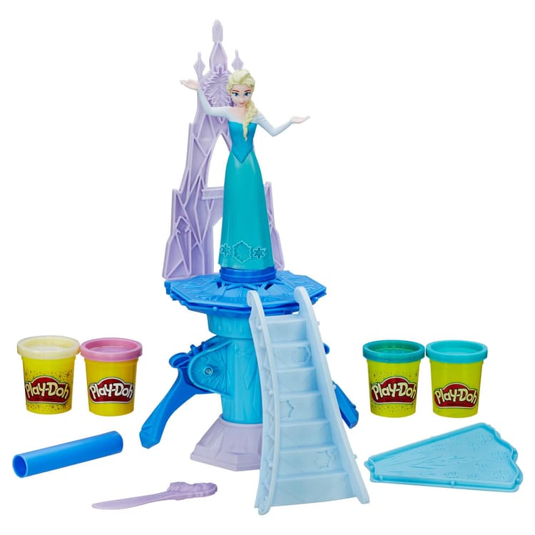 Play-Doh Frozen - Castillo de hielo encantado con Elsa