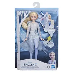 Disney Frozen Magical Discovery Elsa Doll with Lights and Sounds, Toy for Kids Inspired by Disney's Frozen 2 Movie
