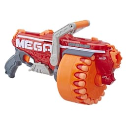 Lanzador de juguete Megalodon Nerf N-Strike Mega con 20 Mega dardos silbadores oficiales