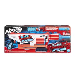 Nerf Mega XL Boom Dozer Blaster, Largest Nerf Mega Darts Ever, XL 6-Dart Rotating Drum, 6 Nerf Mega XL Whistler Darts