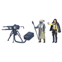 Empaque doble con figuras de Lando Calrissian y Guardia Kessel de Star Wars Force Link 2.0