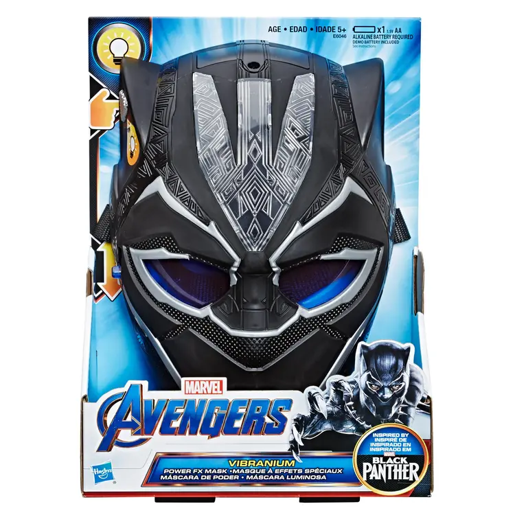 Marvel Black Panther Vibranium Power FX Mask