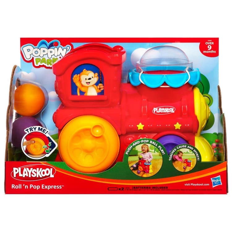 PLAYSKOOL POPPIN' PARK ROLL 'N POP EXPRESS