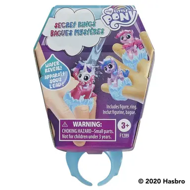 My Little Pony Secret Rings Blind Bag Series 1 – 1.5-Inch Toy with Water-Reveal Surprise, Wearable Ring Accessory