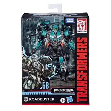 Transformers Toys Studio Series 58 Deluxe Class Dark of the Moon Movie Roadbuster Action Figure – Ages 8 and Up, 4.5-inch