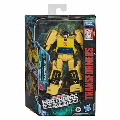 Transformers Toys Generations War for Cybertron: Earthrise Deluxe WFC-E36 Sunstreaker Action Figure, 8 and Up, 5.5-inch