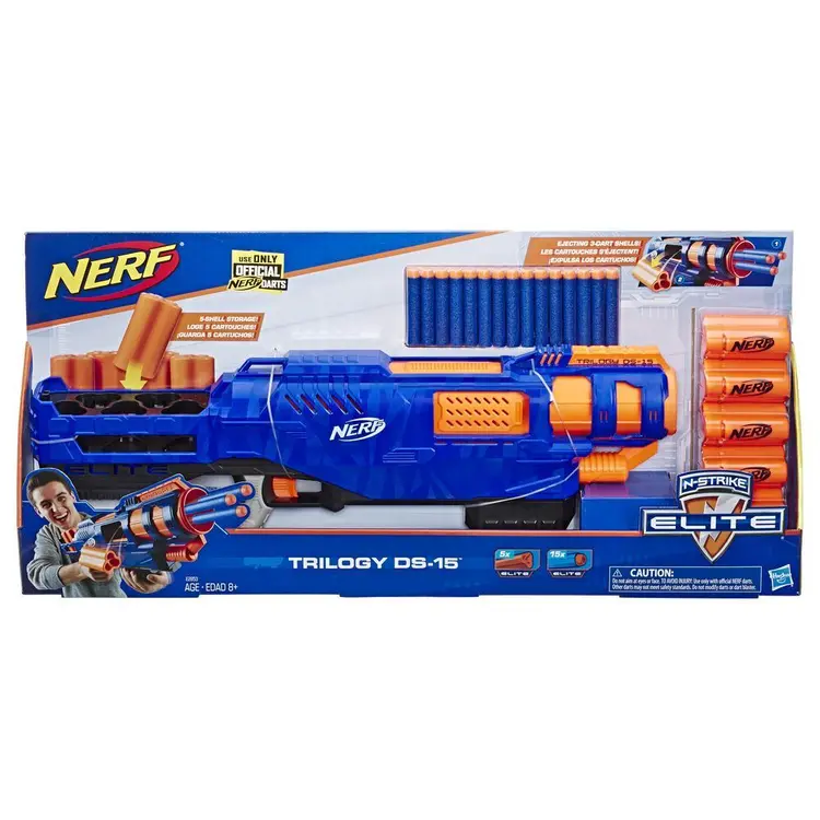 Trilogy DS-15 Nerf N-Strike Elite Toy Blaster