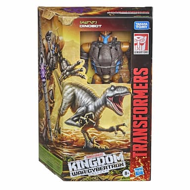 Transformers Toys Generations War for Cybertron: Kingdom Voyager WFC-K18 Dinobot Action Figure - 8 and Up, 7-inch
