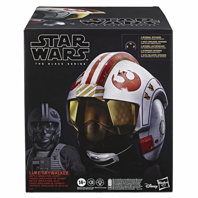Star Wars The Black Series Luke Skywalker Battle Simulation Helmet Premium Electronic Replica