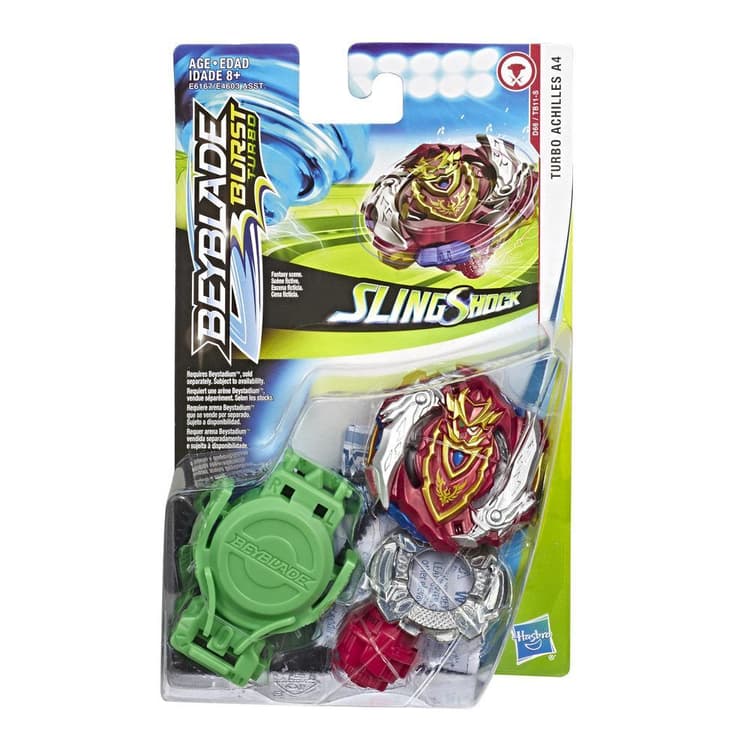 Beyblade Burst Turbo Slingshock Turbo Achilles A4 Starter Pack