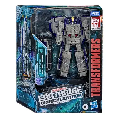 Transformers Toys Generations War for Cybertron: Earthrise Leader WFC-E12 Astrotrain Triple Changer, 7-inch
