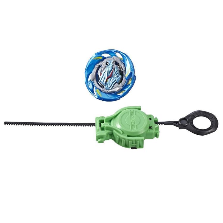 Beyblade Burst Turbo Slingshock Air Knight K4 - Empaque de inicio – Top de combate y lanzador de rotación derecha/izquierda, Edad recomendada: 8 años en adelante