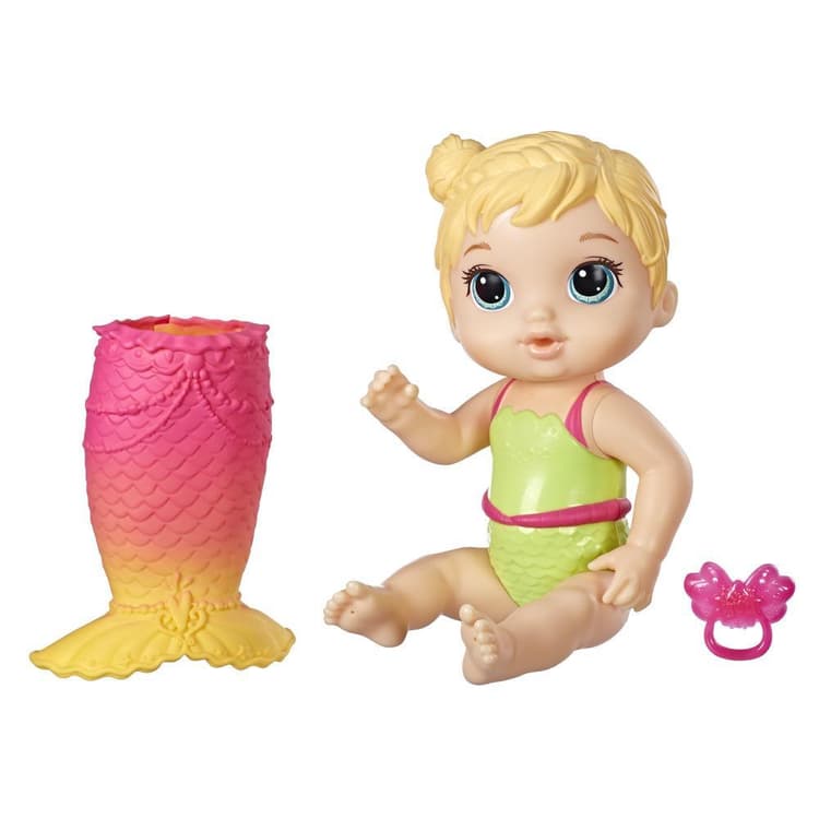 Baby Alive - Bebé Aventuras en el agua: Muñeca con cabello rubio para jugar en el agua