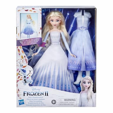 Disney's Frozen 2 Elsa's Transformation Fashion Doll With 2 Outfits, Toy Inspired by Disney's Frozen 2 