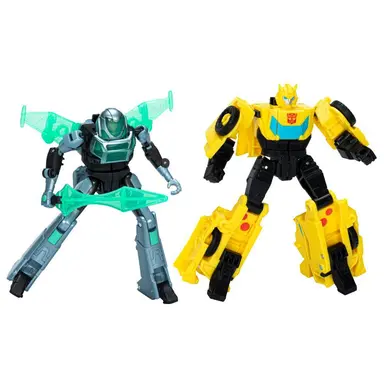 Transformers EarthSpark Cyber-Combiner - Terran Bumblebee y Mo Malto