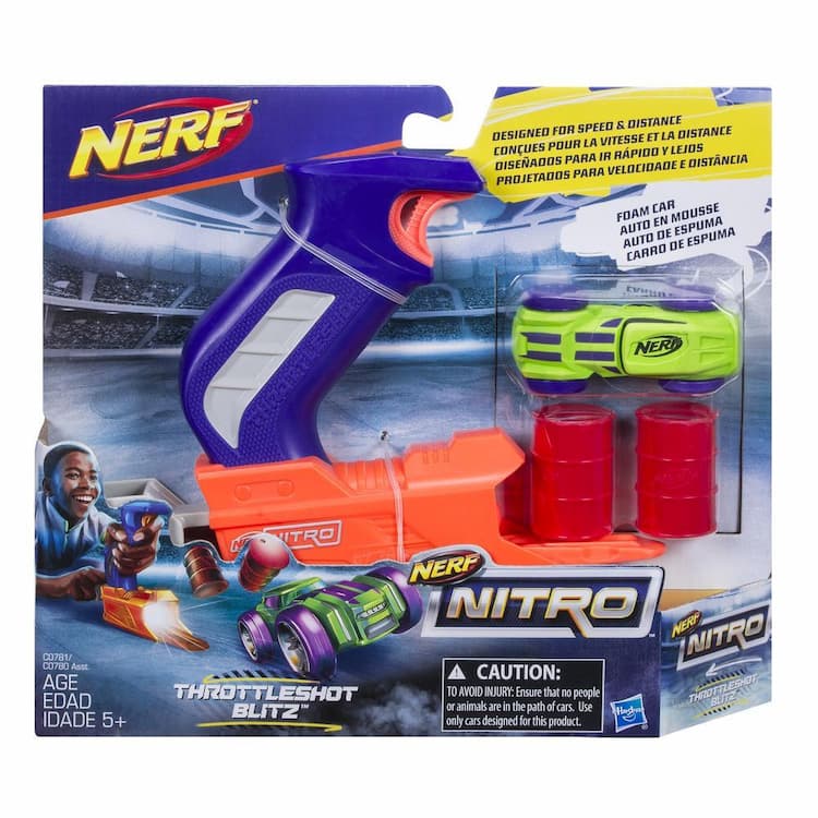 Nerf Nitro ThrottleShot Blitz (blue blaster)