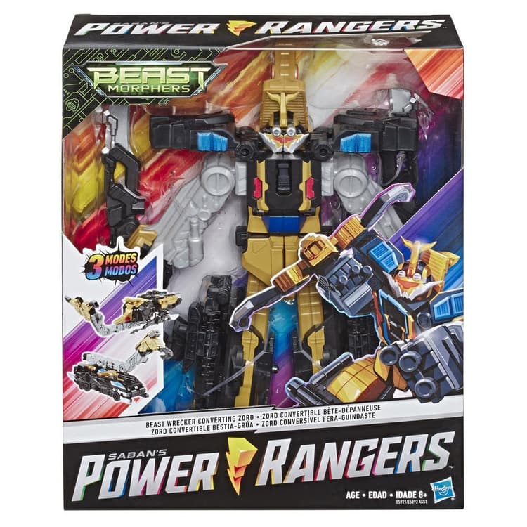 Power Rangers Beast Morphers Beast Wrecker Zord Power Rangers Converting Action Figure