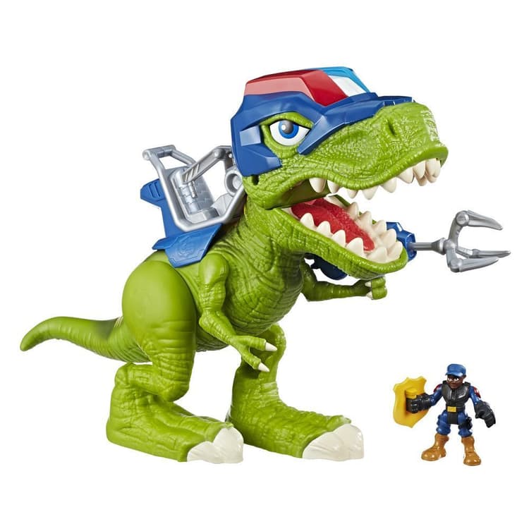 Playskool Heroes Chomp Squad - Trooper Saurio y Bobby Badge