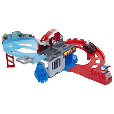 Playskool Heroes Transformers Rescue Bots Flip Racers - Pista Persigue y captura