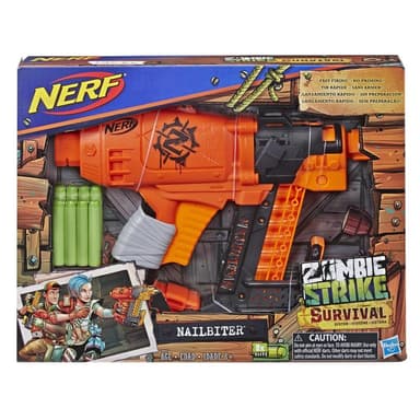 Nerf Zombie Strike Survival System Nailbiter Blaster