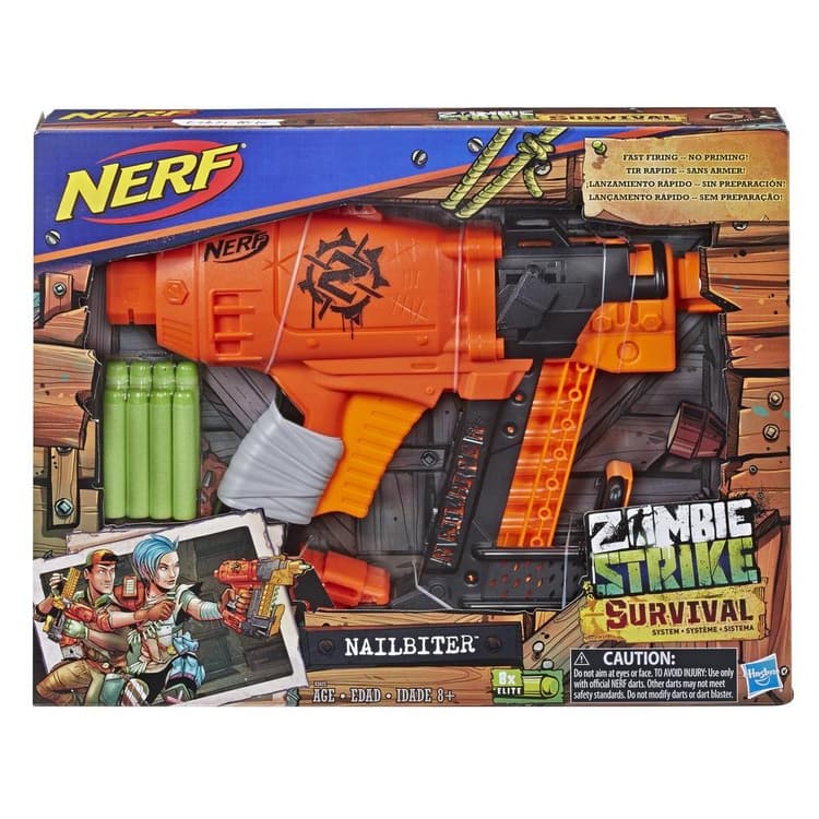 Nerf Zombie Strike Survival System Nailbiter Blaster