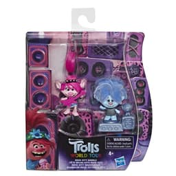 DreamWorks Trolls World Tour Rock CIty Bobble with 2 Figures, 1 with Bobble Action Plus Base