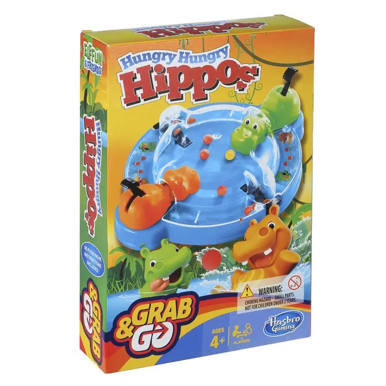 Elefun & Friends Hungry Hungry Hippos Grab & Go Game